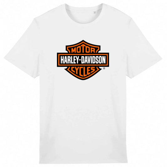 0225_Harley-Davidson_1_-_T-shirt_blanc - CultureMoto