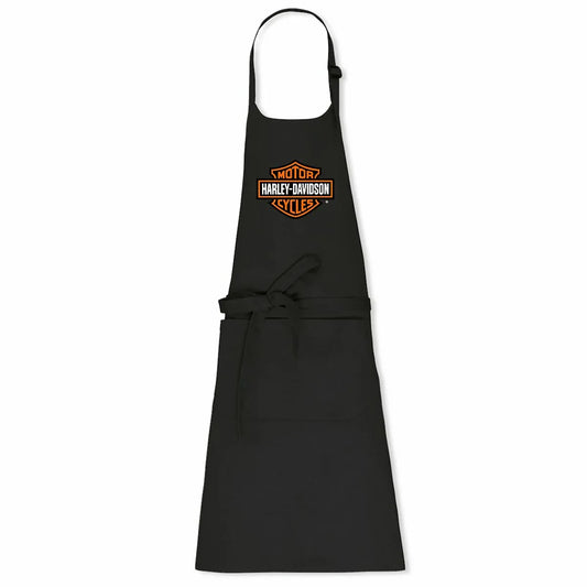 0225_Harley-Davidson_1_-_Tablier_de_cuisine_noir_2 - CultureMoto