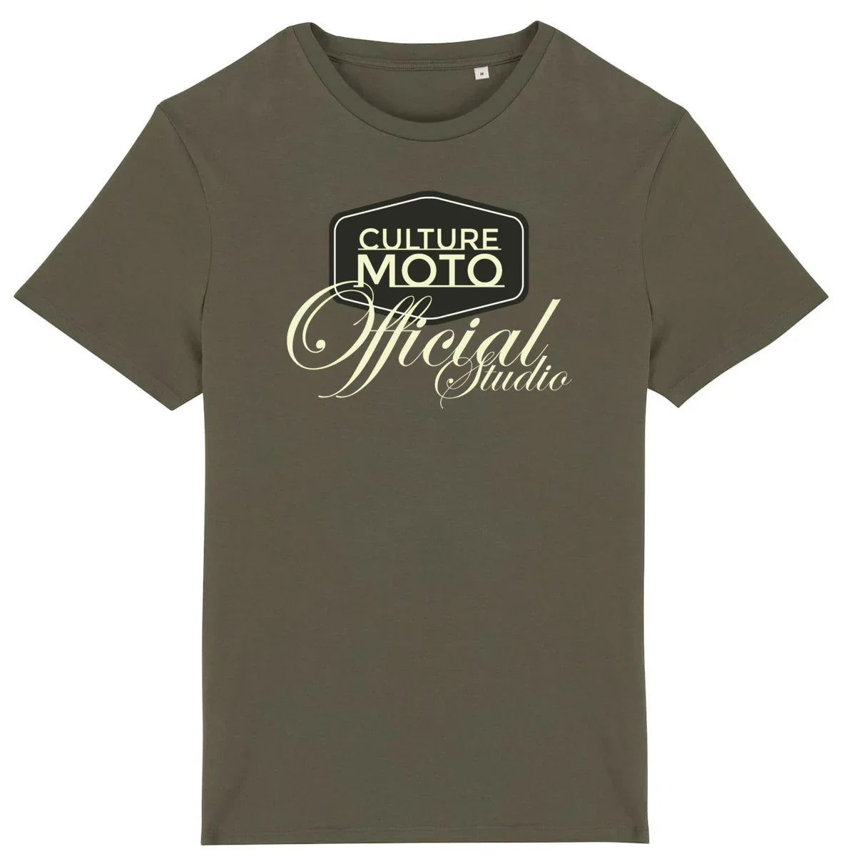 0326CMlogo1-T-shirtkaki - CultureMoto