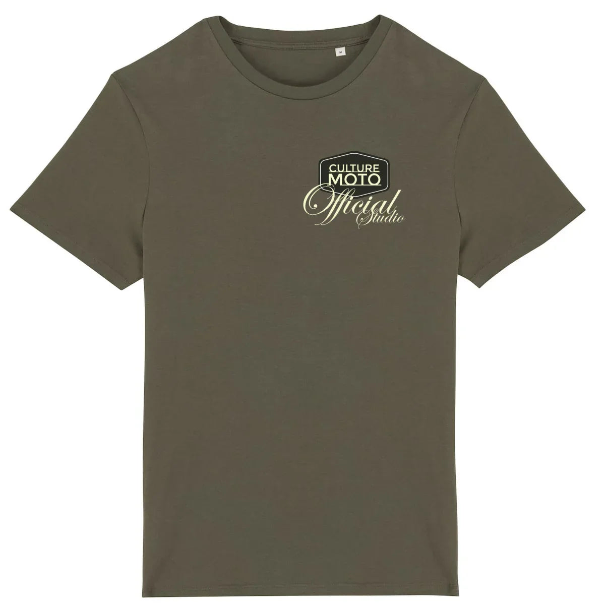 0326CMlogo2-T-shirtkaki - CultureMoto