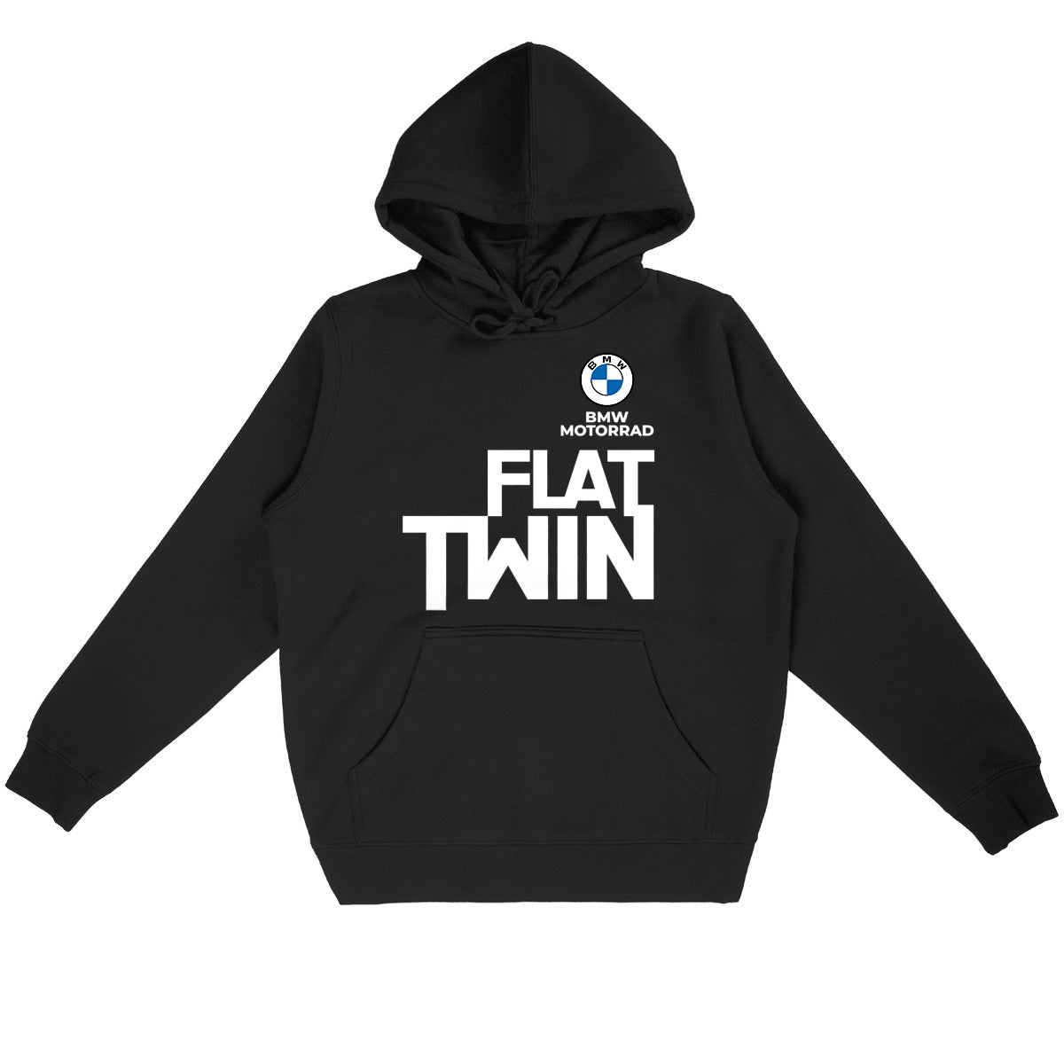 Sweat-shirt noir à capuche BMW Flat Twin