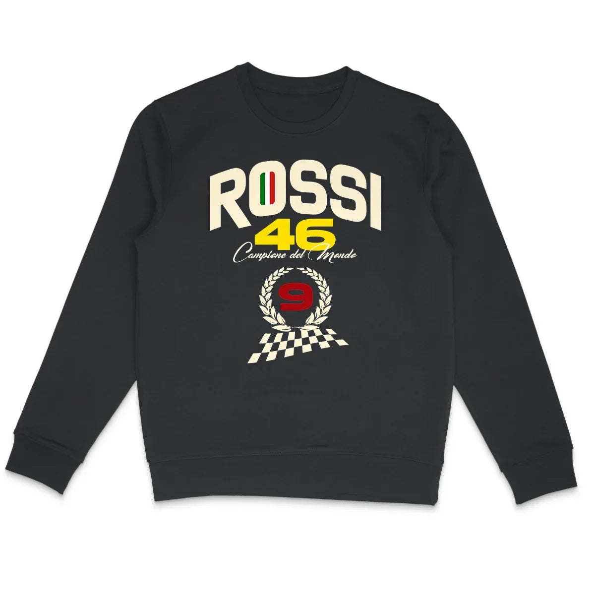0525ValentinoRossi-Sweat-shirtnoir - CultureMoto