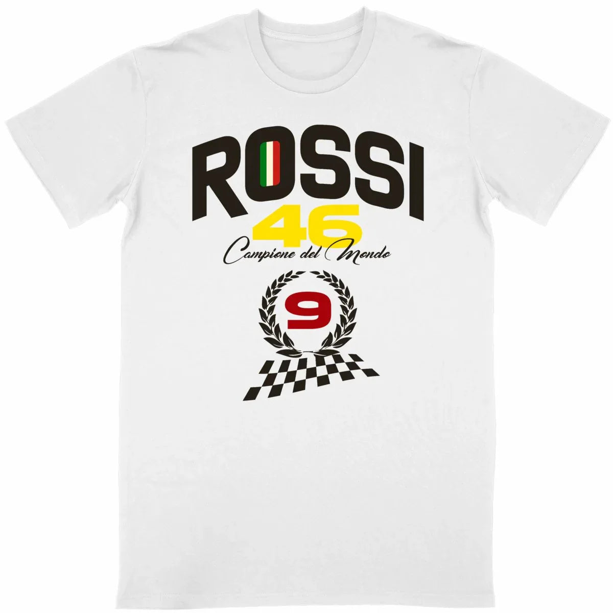 0525ValentinoRossi-T-shirtblanc - CultureMoto