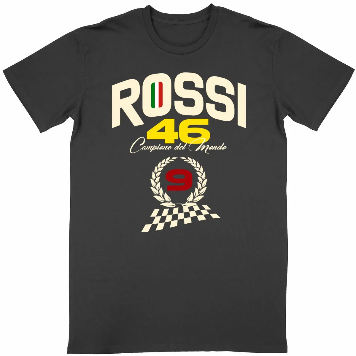 0525ValentinoRossi-T-shirtnoir - CultureMoto