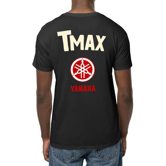 0625YamahaTMax-T-shirtnoirdos - CultureMoto