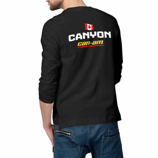 T-shirt noir manches longues Can-Am Canyon