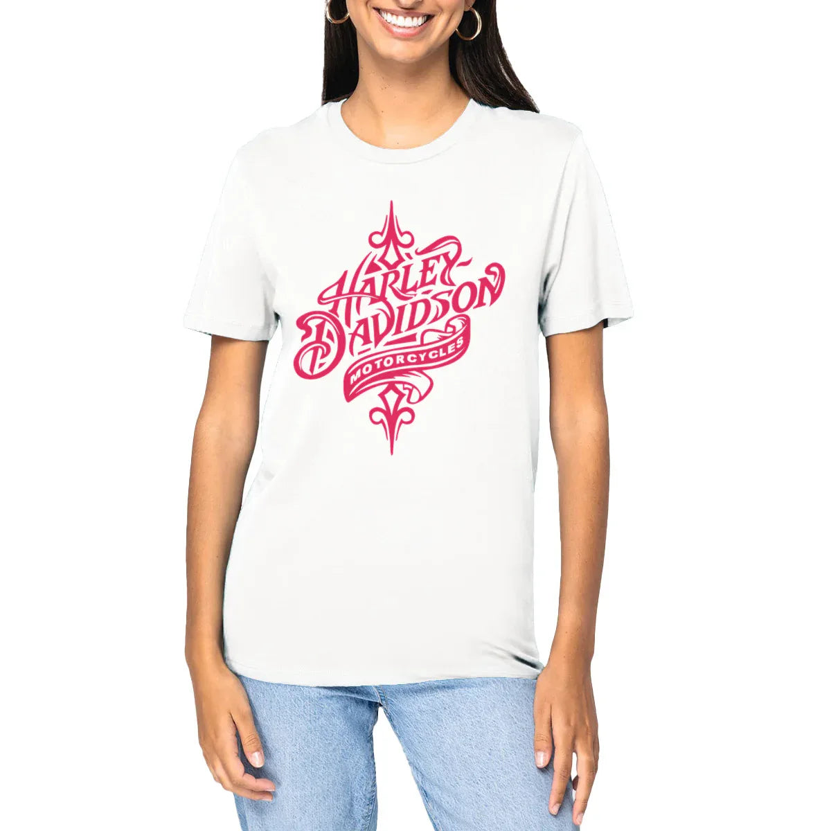 0625_Harley-Davidson_-_T-shirt_blanc_1 - CultureMoto