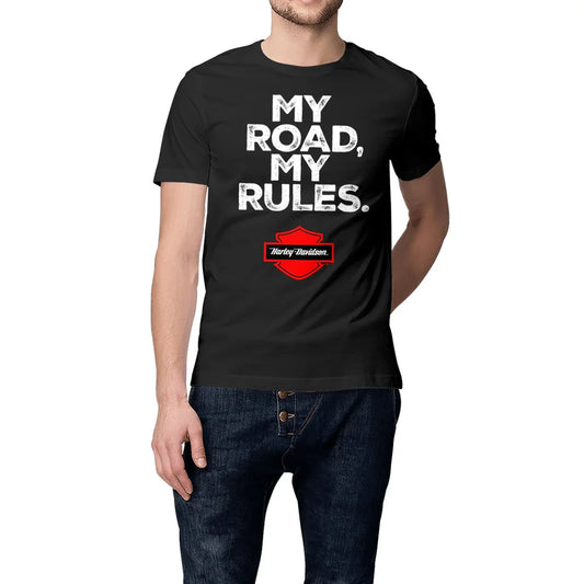 0625_Harley-Davidson_My_Road_-_T-shirt_noir_1 - CultureMoto