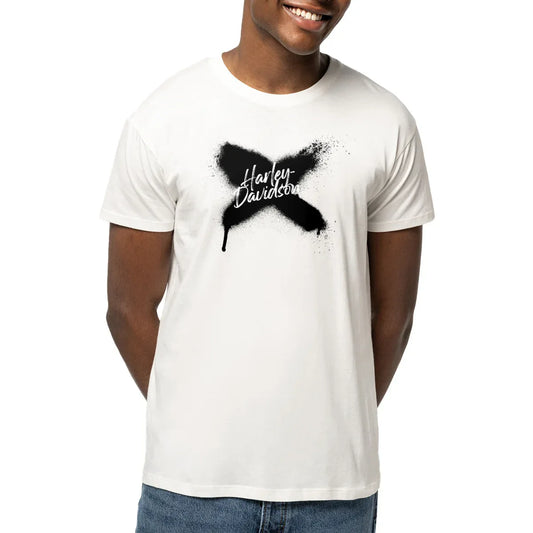 0625_Harley-Davidson_Painting_-_T-shirt_blanc_1 - CultureMoto