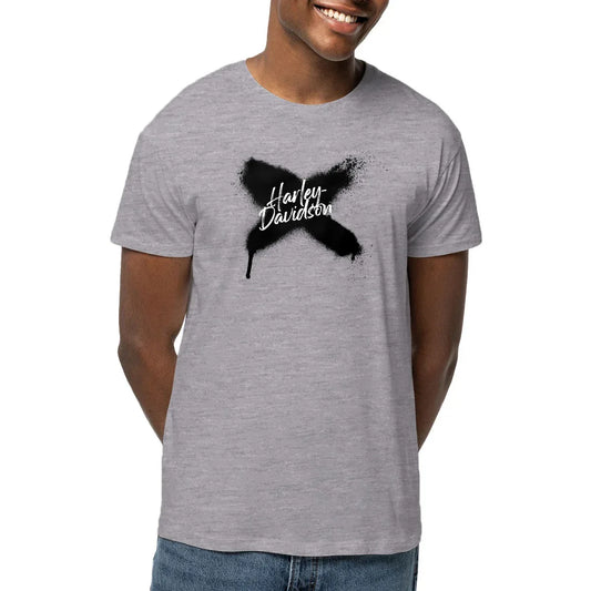 0625_Harley-Davidson_Painting_-_T-shirt_gris_1 - CultureMoto