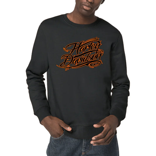 0625_Harley-Davidson_manuscrit_-_Sweat-shirt_noir_1 - CultureMoto