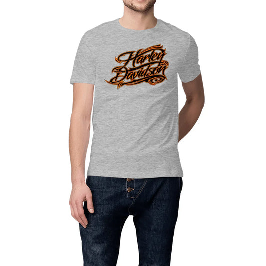 0625_Harley-Davidson_manuscrit_-_T-shirt_gris_1 - CultureMoto
