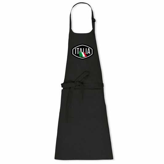 Tablier de cuisine noir Italia