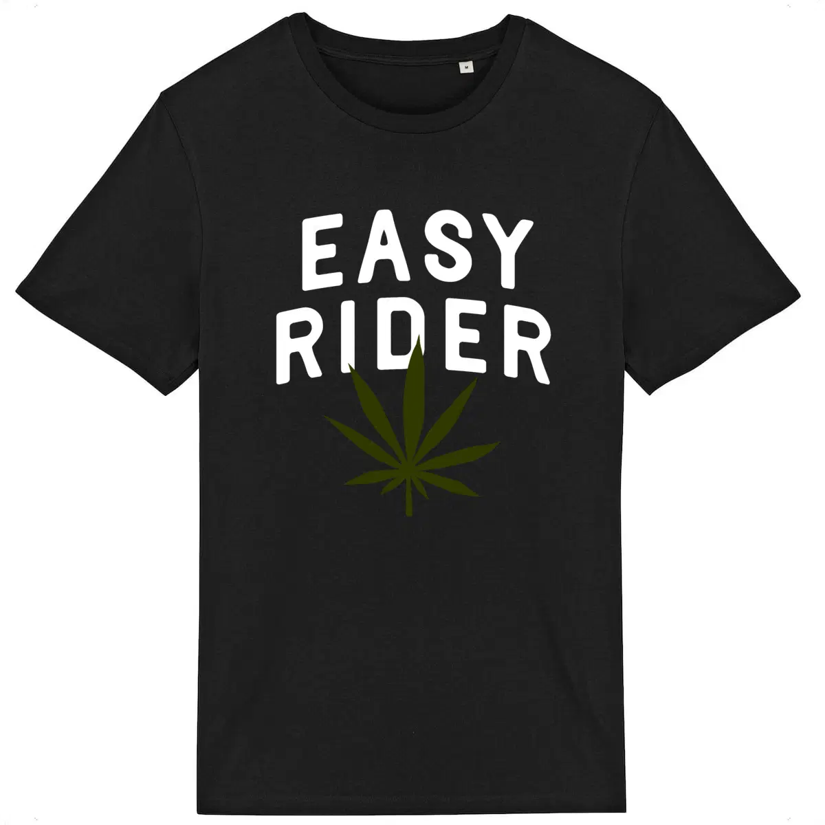 T-shirt noir unisexe Easy Rider
