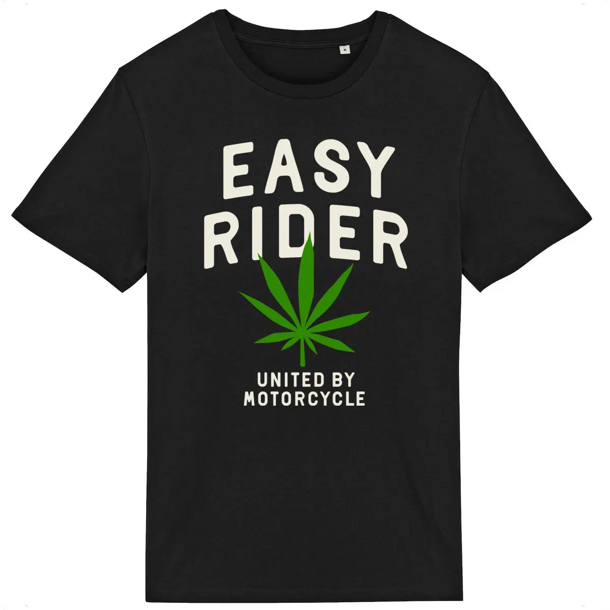 T-shirt noir unisexe Easy Rider • United by Motorcycle