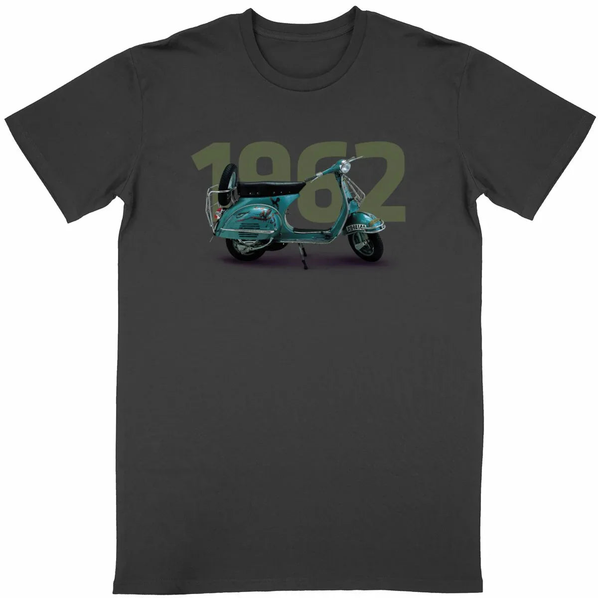 0725Vespa1962-T-shirtnoir - CultureMoto