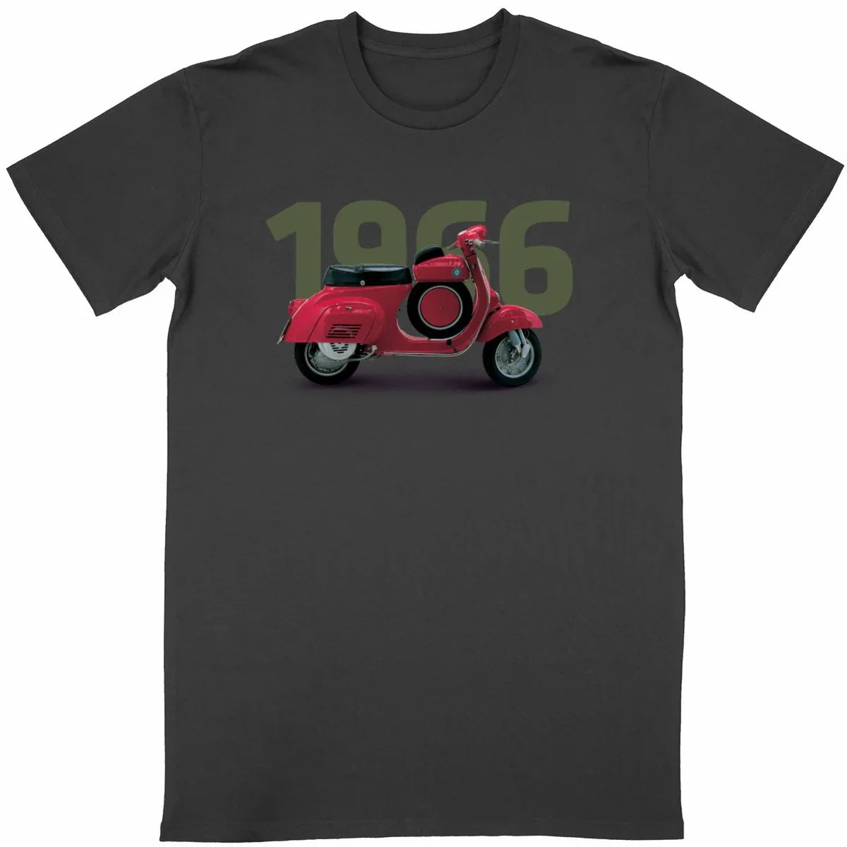 0725Vespa1966-T-shirtnoir - CultureMoto