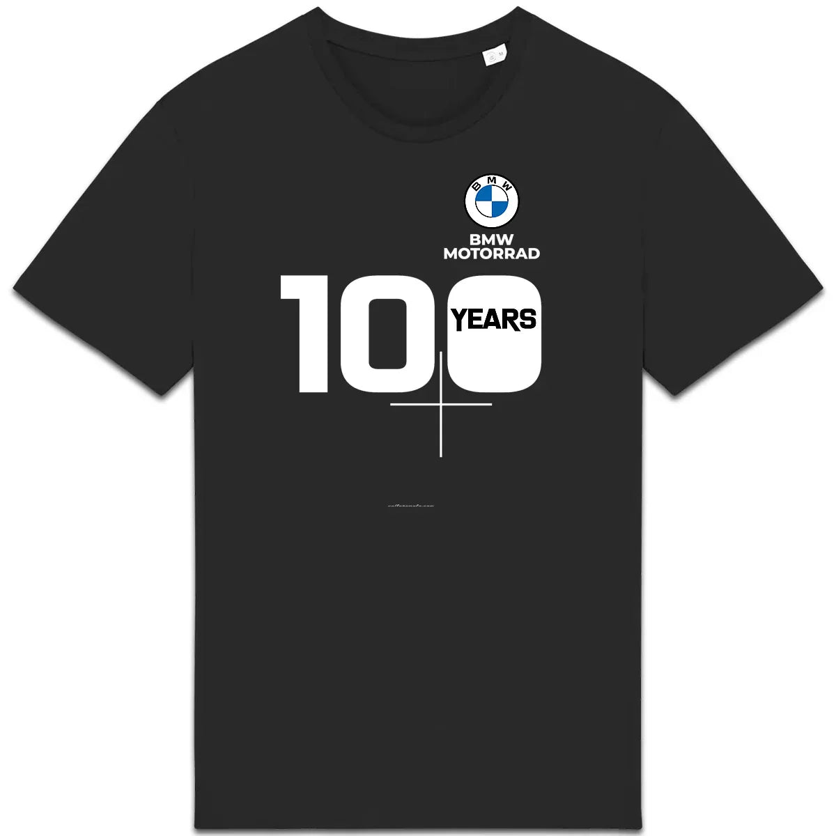0824BMW100years-T-shirtunisexenoir - CultureMoto