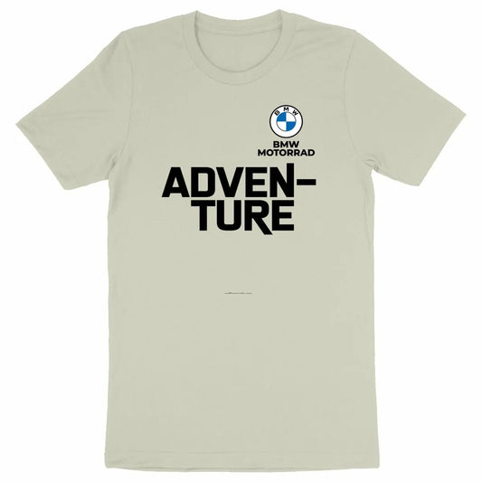0824BMWAdventure-T-shirtnaturelunisexe - CultureMoto