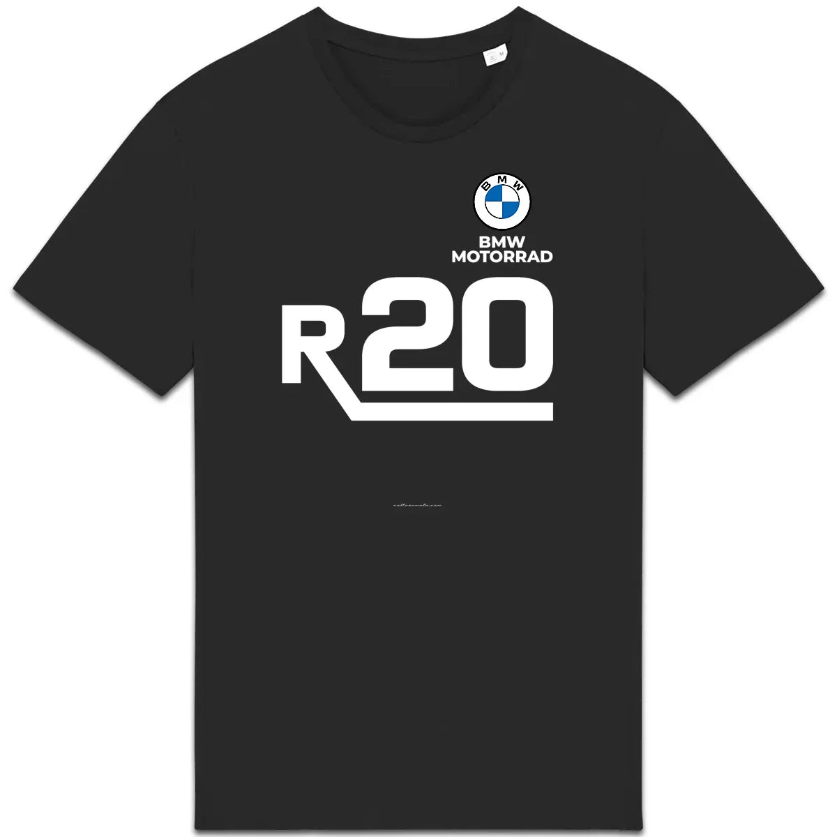 0824BMWR20-T-shirtnoirunisexe - CultureMoto