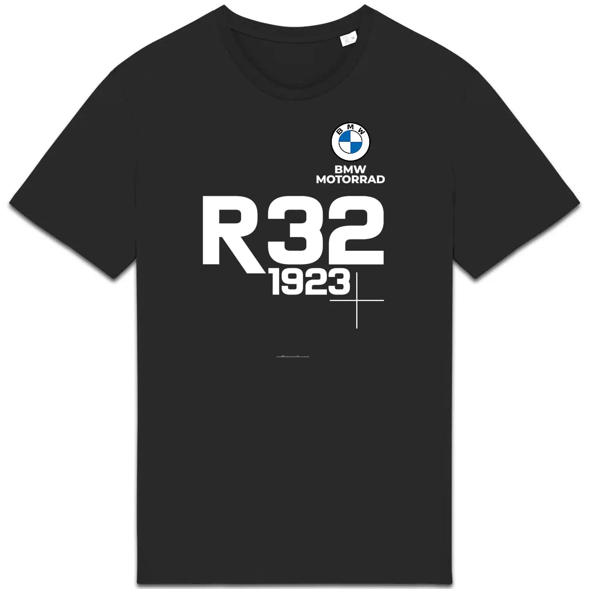 0824BMWR32-T-shirtnoirunisexe - CultureMoto