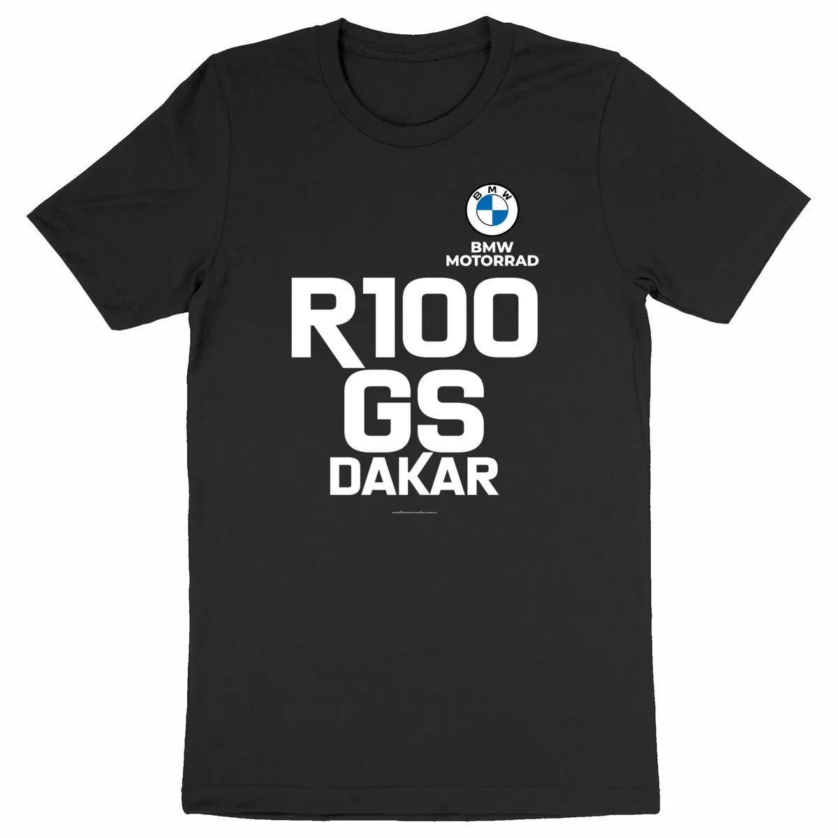 0824_BMW_R100GS_Dakar_-_T-shirt_noir_unisexe - CultureMoto