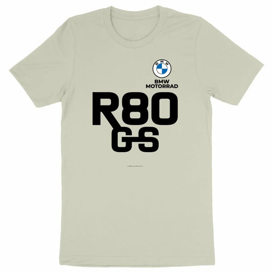 0824_BMW_R80GS_-_T-shirt_naturel_unisexe - CultureMoto