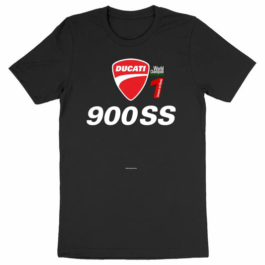 0824_Ducati_900SS_-_T-shirt_noir_unisexe - CultureMoto