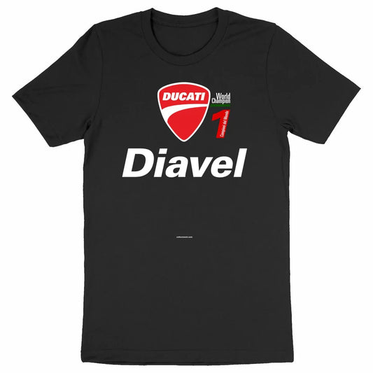 0824_Ducati_Diavel_-_T-shirt_noir_unisexe - CultureMoto
