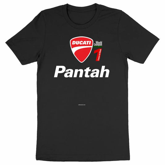 0824_Ducati_Pantah_-_T-shirt_noir_unisexe - CultureMoto