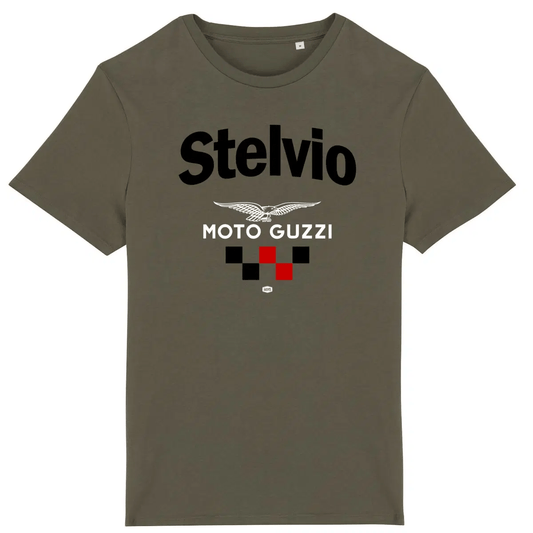 T-shirt manches courtes Moto Guzzi Stelvio