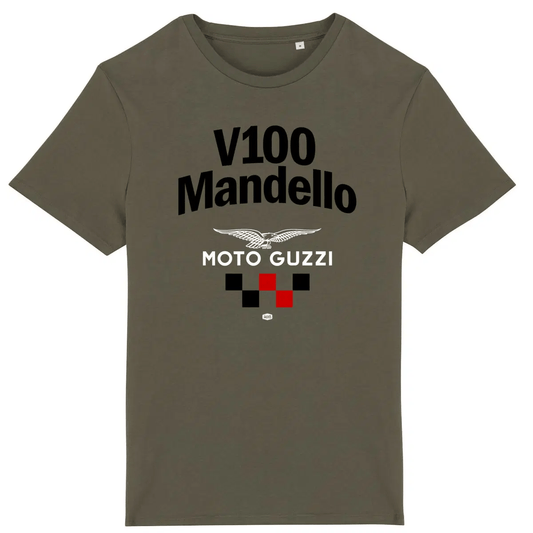 T-shirt manches courtes Moto Guzzi V100 Mandello