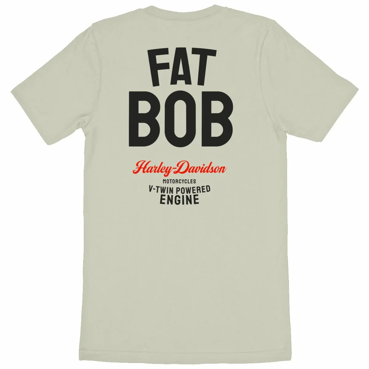 0924_Harley_Fat_Bob_-_T-shirt_naturel_unisexe_dos - CultureMoto