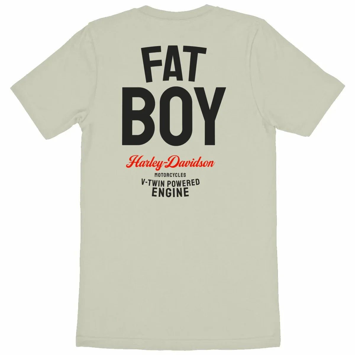 0924_Harley_Fat_Boy_-_T-shirt_naturel_unisexe_dos - CultureMoto