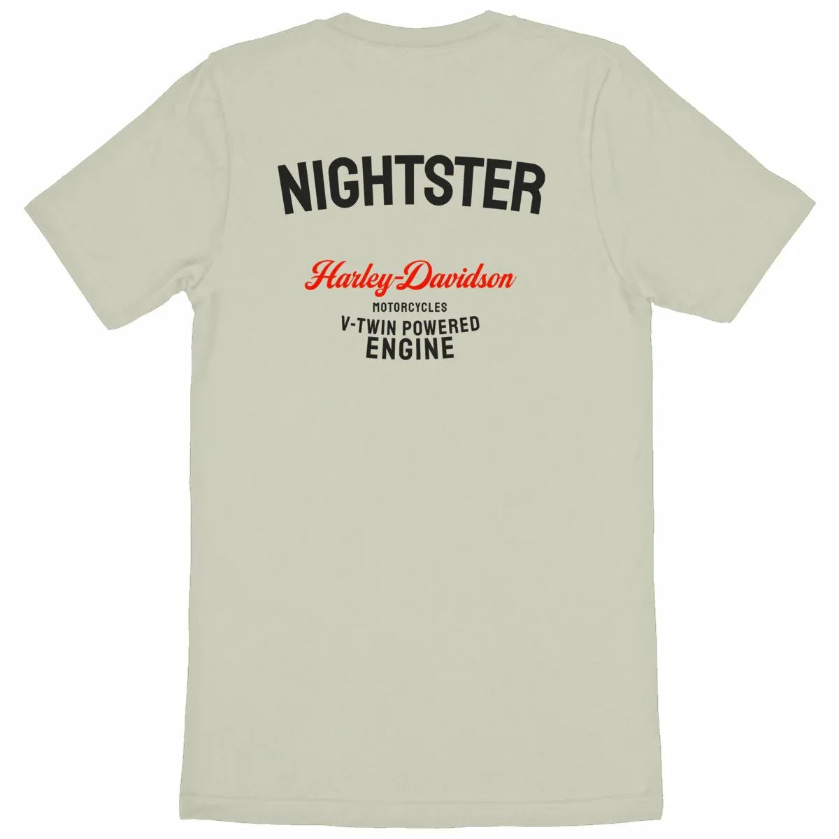 0924_Harley_Nightster_-_T-shirt_naturel_unisexe_dos - CultureMoto