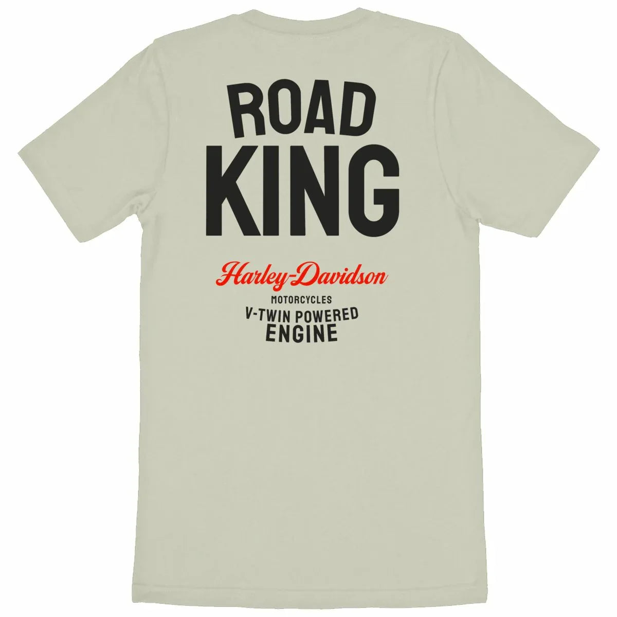 0924_Harley_Road_King_-_T-shirt_naturel_unisexe_dos - CultureMoto