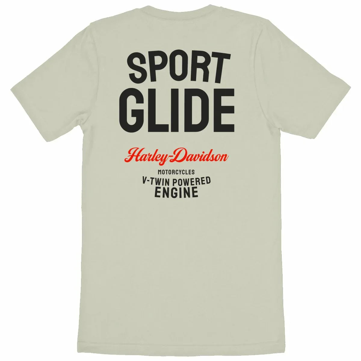 0924_Harley_Sport_Glide_-_T-shirt_naturel_unisexe_dos - CultureMoto
