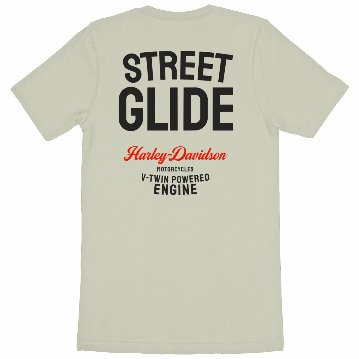 0924_Harley_Street_Glide_-_T-shirt_naturel_unisexe_dos - CultureMoto