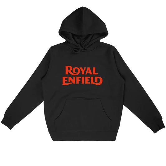 0924_Royal_Enfield_logo_-_Hoodie_noir_face - CultureMoto