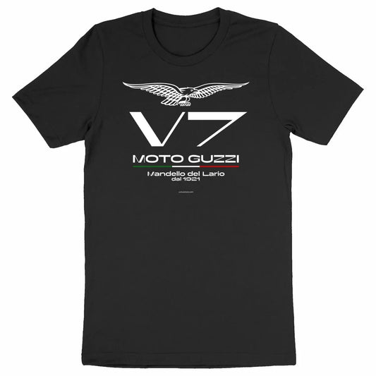1024_Moto_Guzzi_V7_-_T-shirt_noir_2 - CultureMoto