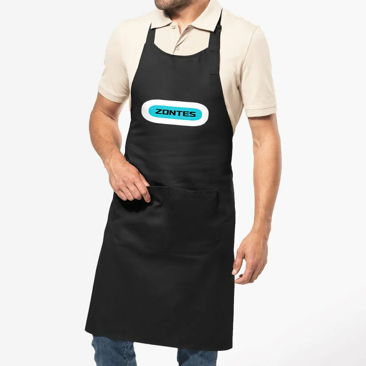 Tablier de cuisine noir Zontes