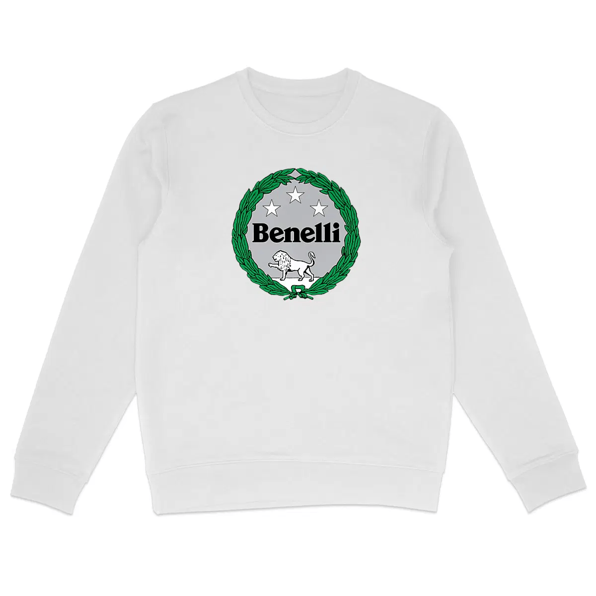 Sweat-shirt blanc Benelli