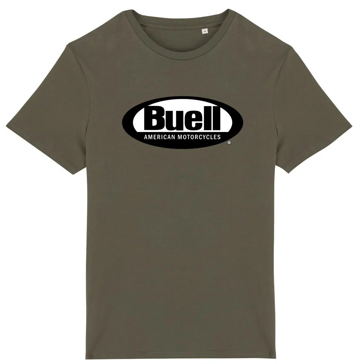 T-shirt unisexe Buell Motorcycles face et dos • Vêtement coton bio • Culture Moto
