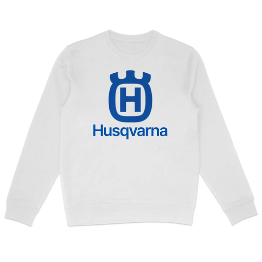 Sweat-shirt blanc Husqvarna