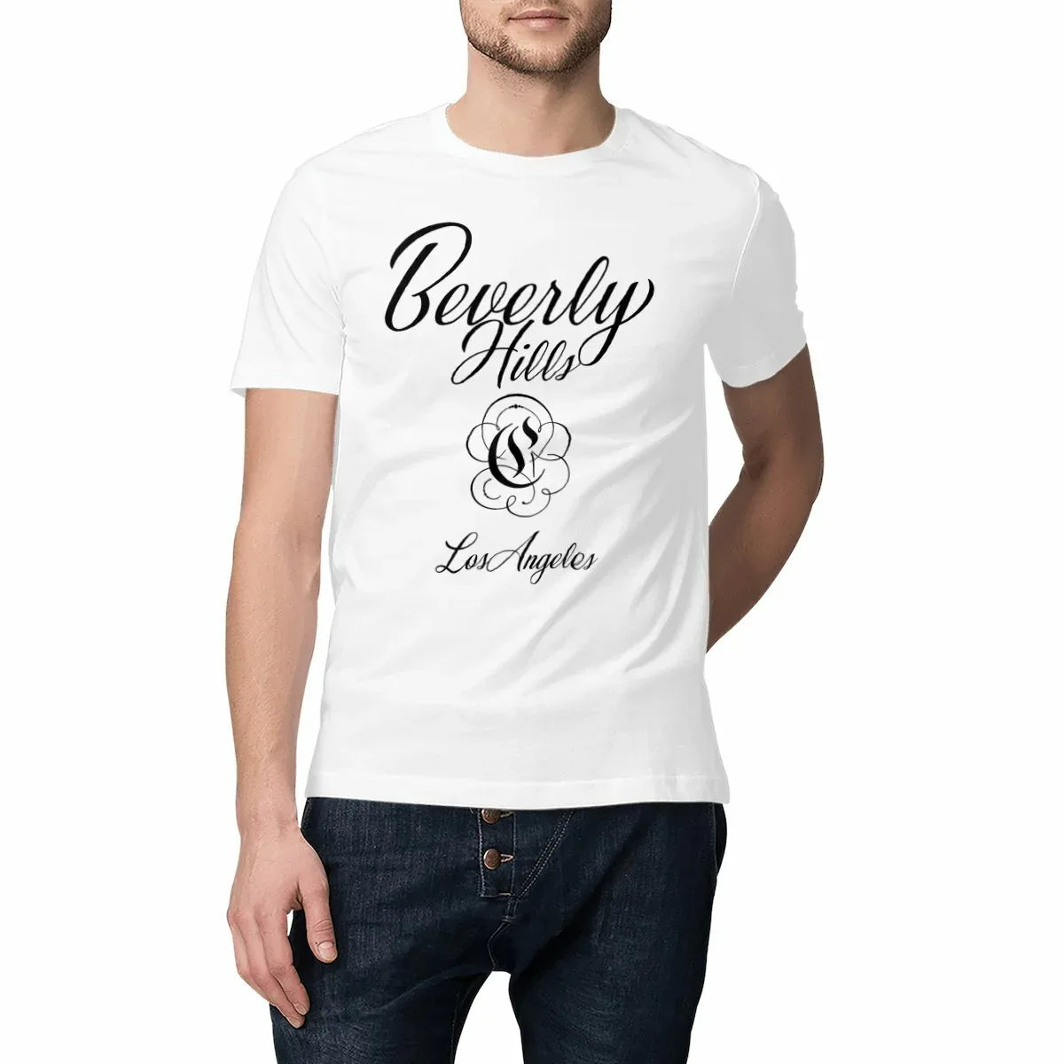 1125_LA_Beverly_Hills_-_T-shirt_blanc_1 - CultureMoto