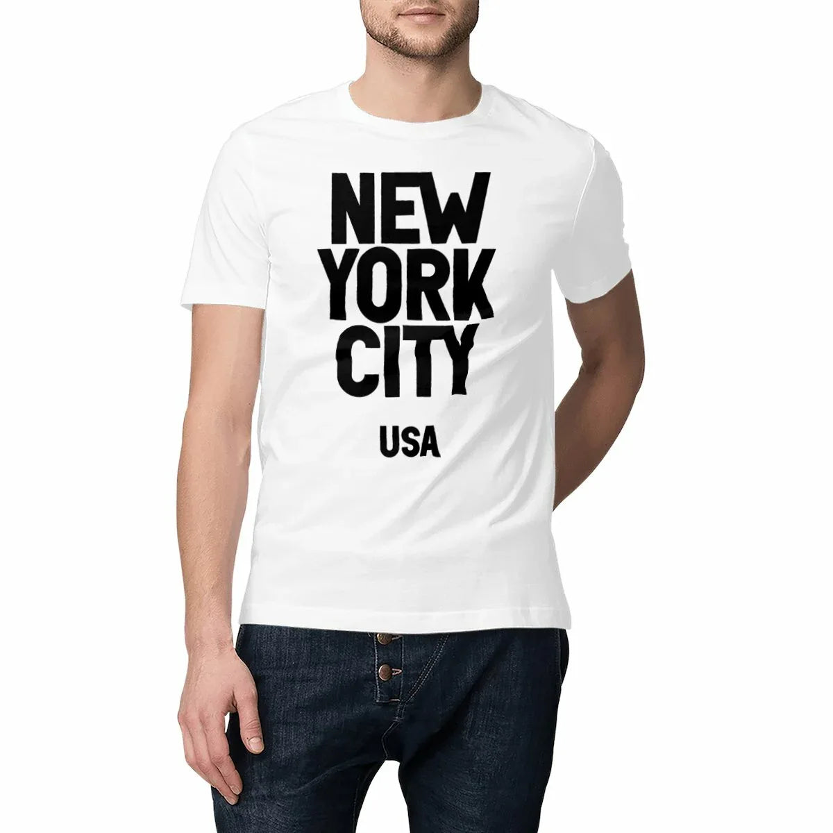 1125_NY_New_York_City_USA_-_T-shirt_blanc_1 - CultureMoto
