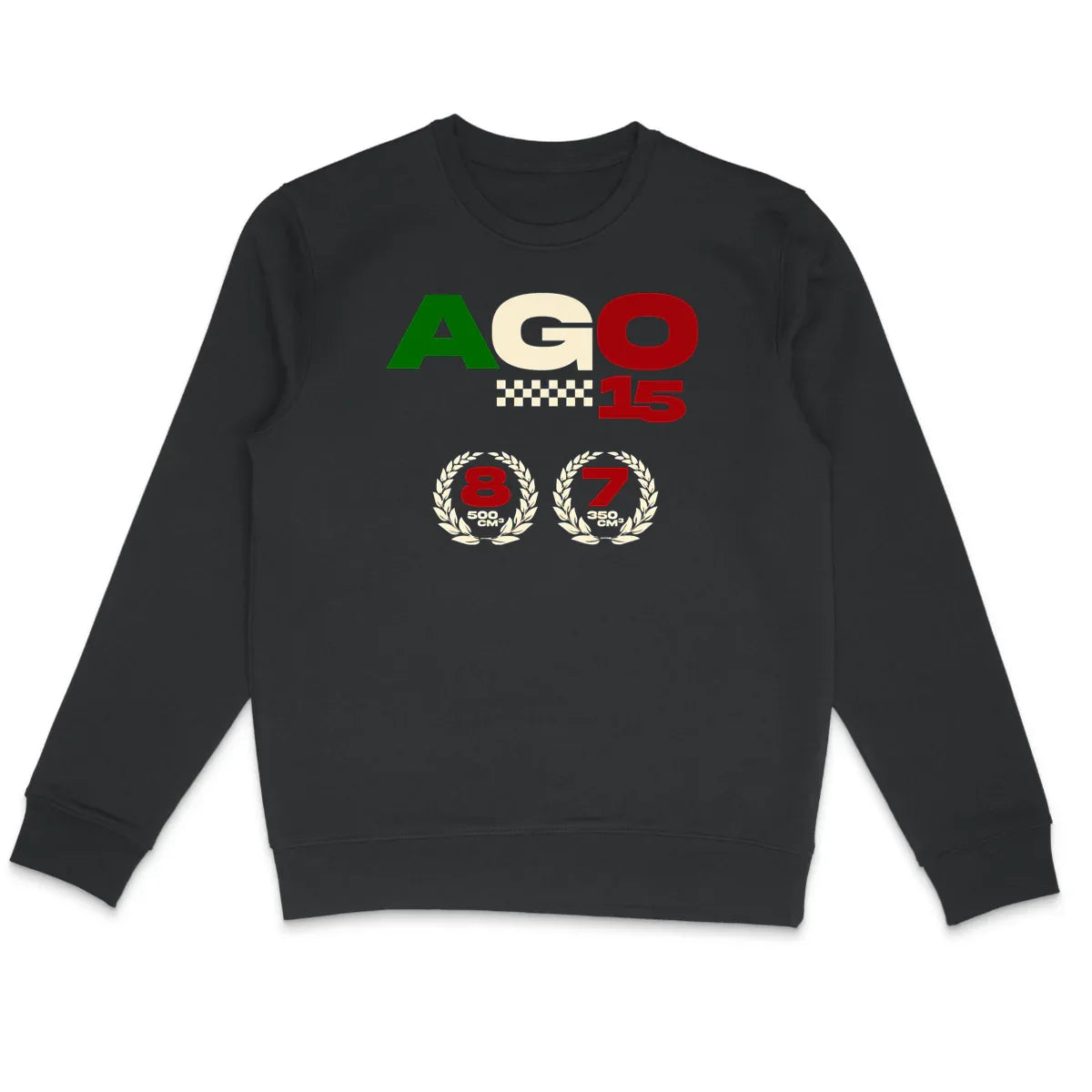 1224AGOGrandPrix-Sweat-shirtnoir - CultureMoto