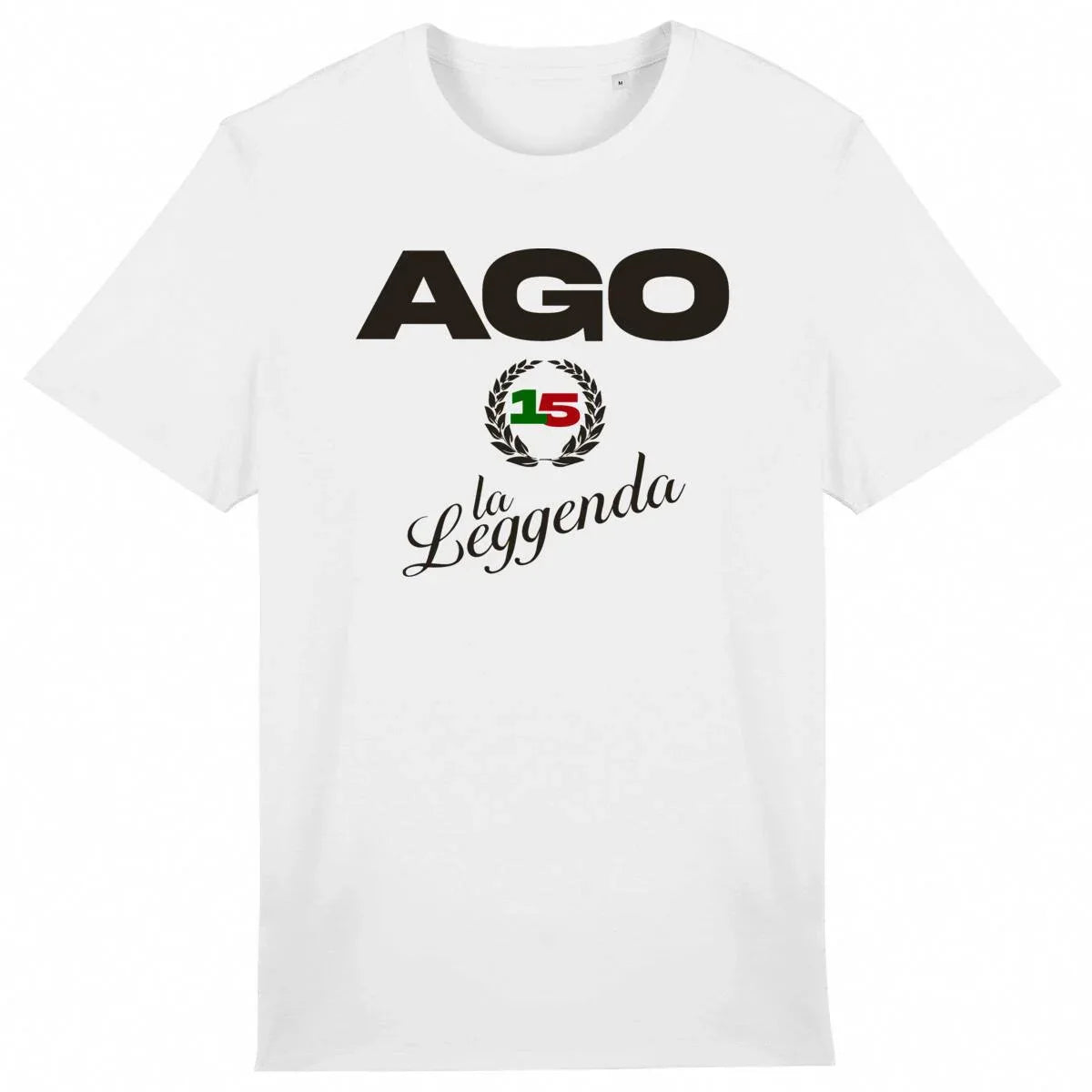 1224AGOLaLeggenda-T-shirtblanc - CultureMoto