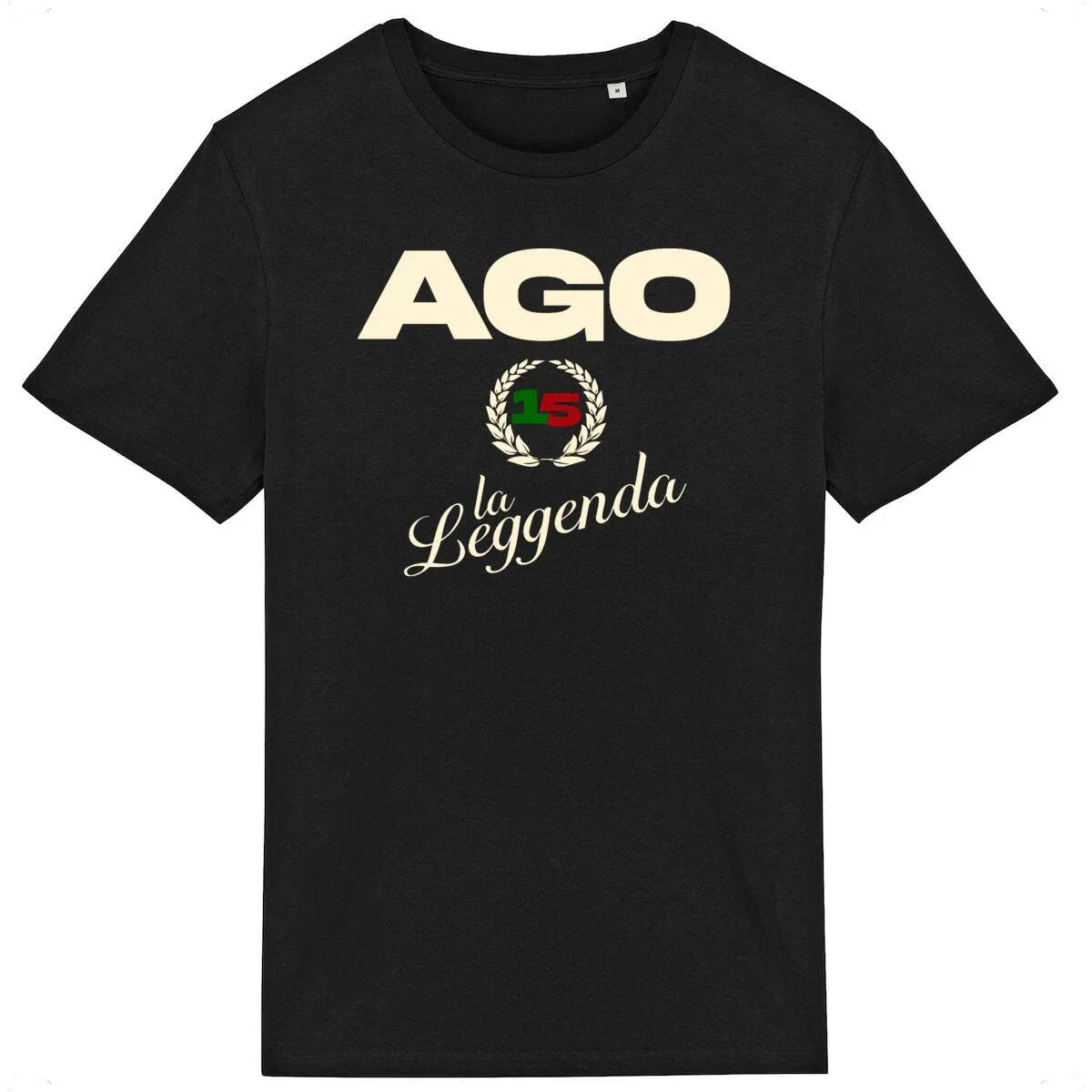 1224AGOLaLeggenda-T-shirtnoir - CultureMoto