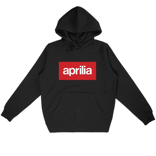 Aprilia_logo_-_Hoodie_unisexe_noir - CultureMoto
